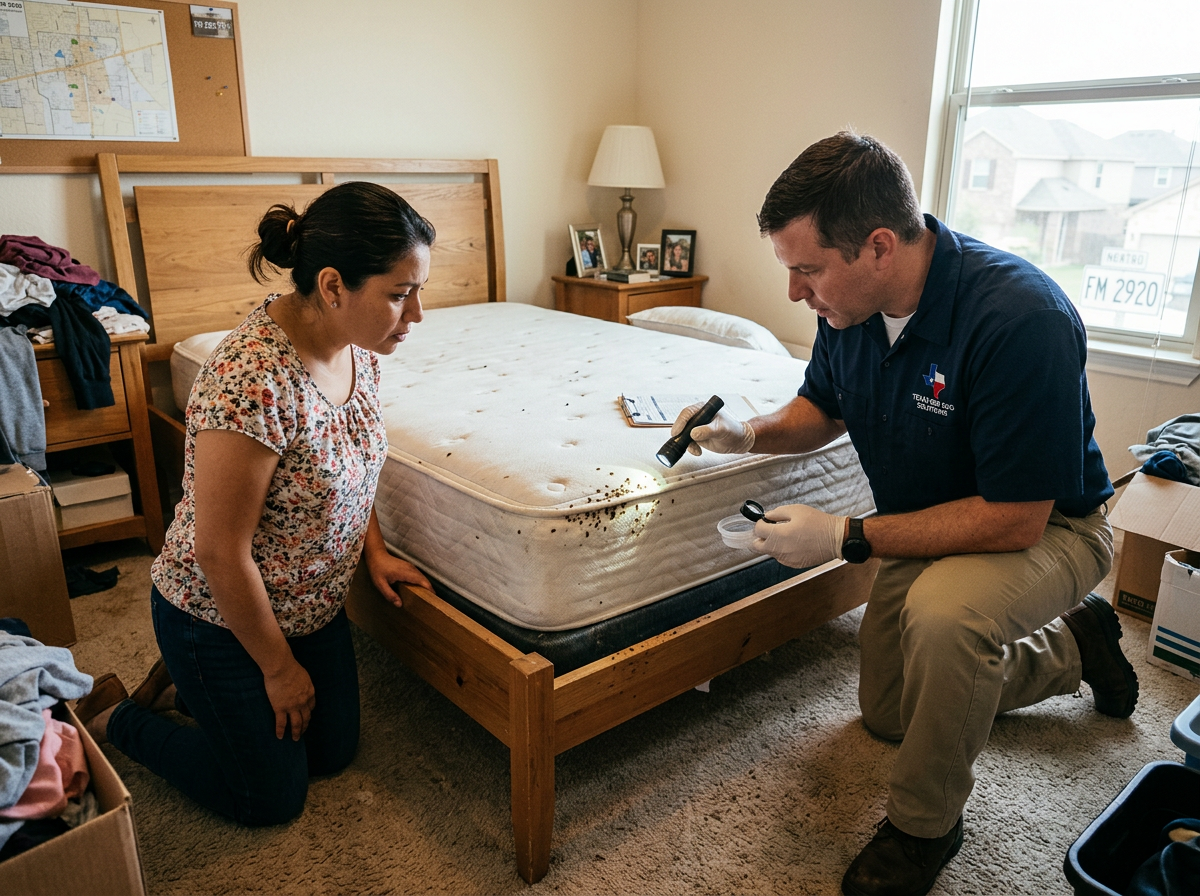 bed bug treatment and pest control in Buda